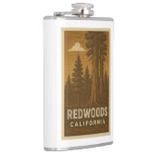 Redwoods National Park California Flask Heupfles (Rechts)