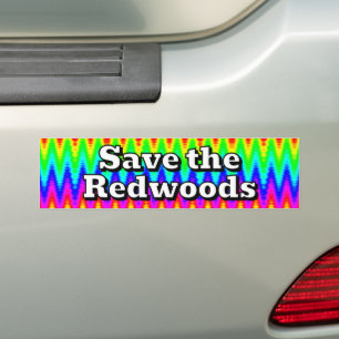 Redwoods redden bumpersticker