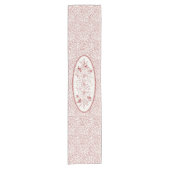 Redwork Christmas Table Runner -  stijl Korte Tafelloper (Voorkant)