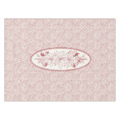 Redwork Medallion Tafelkleed – Christmas Vine (Voorkant (Horizontaal))