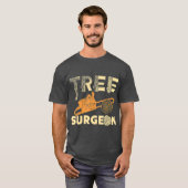 ree chirurg Funny Arborist Gift T-shirt (Voorkant volledig)
