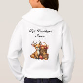 Ree met herfst oogst sibling sweatshirt (Achterkant)