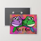 Ree & Resi BUTTON (Voorkant / Achterkant)