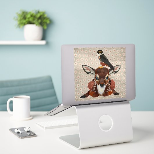 REE & VALK STICKER (Laptop op bureau)