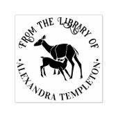 Ree Voedt Kalm “Uit de bibliotheek van” Naam Zelfinktende Stempel (Design)