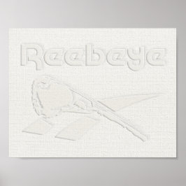 Reebeye Embossed-parodie Poster