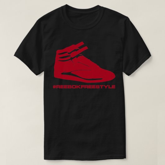 Reebok Freestyle Sneaker in Red reebokfreestyle T-shirt (Design voorkant)
