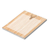 Reebok Hertenkop Houtnerf Stijl Decor Notitieblok (Linkerzijde)