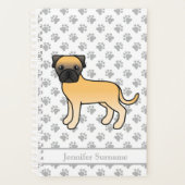 Reebruine Bullmastiff Cute Cartoon Hond & Tekst Planner (Voorkant)