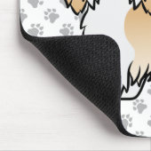 Reebruine En Witte Havanese Mopshond Muismat (Hoek)