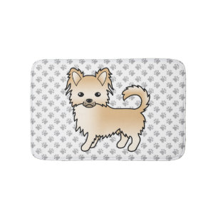 Reebruine Langharige Chihuahua Cartoon Hond & Poot Badmat