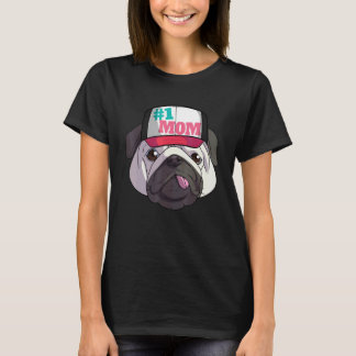 Reebruine Pug #1 Moeder Moederdag T-shirt