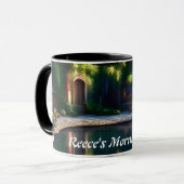 Reece's Morning Tea Gepersonaliseerd  Mok (Voorkant links)
