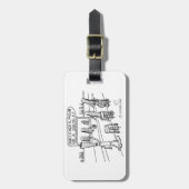 Reed Bar Bagagelabel (Voorkant verticaal)