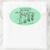 Reed Bar Oval Sticker (Tas)