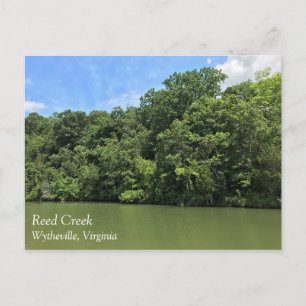 Reed Creek, Wytheville, Virginia Briefkaart