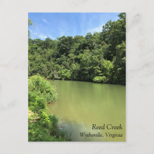 Reed Creek, Wytheville, Virginia Briefkaart