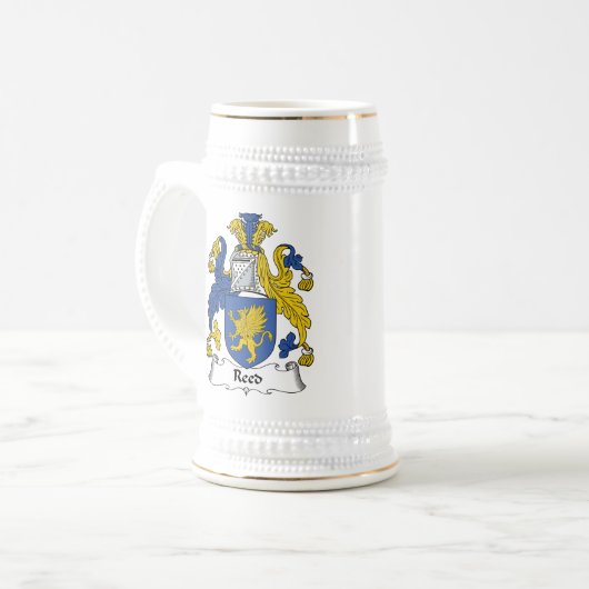 Reed Family Crest Bierpul (Voorkant links)
