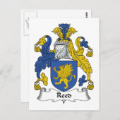 Reed Family Crest Briefkaart (Voorkant / Achterkant)