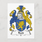 Reed Family Crest Briefkaart (Voorkant)