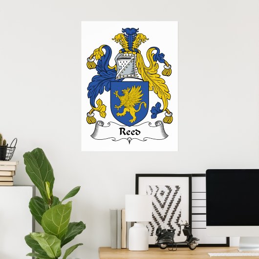 Reed Family Crest Poster (Thuiskantoor)