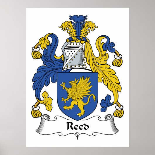 Reed Family Crest Poster (Voorkant)