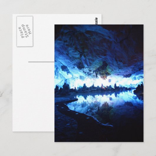 Reed Flute Caves, China, Briefkaart (Voorkant / Achterkant)