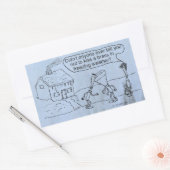 Reed Kissons Brass Retangular Sticker (Envelop)