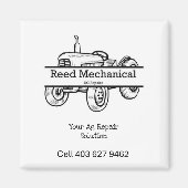 Reed Mechanische Koelkastmagneet Magneet (Voorkant)