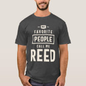Reed Mijn Favoriet - Reed Naam T-shirt (Voorkant)