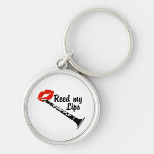 Reed My Lips Clarinet Sleutelhanger