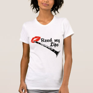 Reed My Lips Clarinet T-shirt
