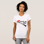 Reed My Lips Clarinet T-shirt (Voorkant volledig)