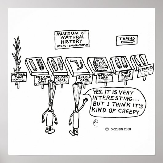 Reed Natural History White Poster (Voorkant)