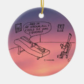 Reed Psycholoog White Keramisch Ornament (Voorkant)