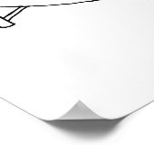 Reed Psycholoog White Poster (Hoek)