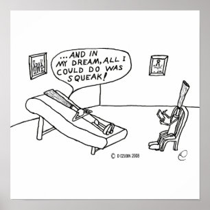 Reed Psycholoog White Poster