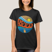 Reed  Sunset Reed Groovy Tie Dye T-shirt (Voorkant)