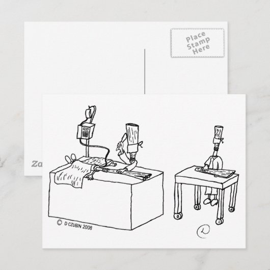 Reed Transplant Briefkaart (Voorkant / Achterkant)