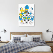 Reeder Family Crest Canvas Afdruk (Insitu (Slaapkamer))