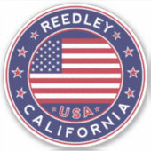 Reedley Californië, Reedley Sticker (Voorkant)