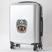 reedom Tour 2026 Vintage Eagle Motorfiets Sticker (Koffer)