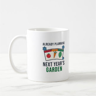 Reeds aan het Plannen van Volgend Jaar Tuin Grappi Koffiemok