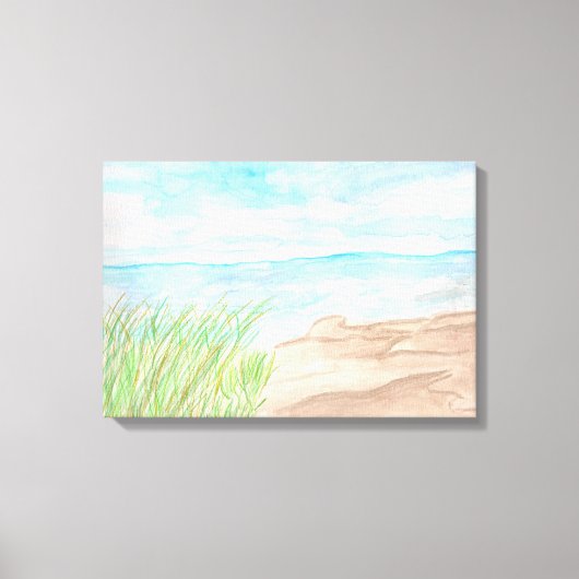 Reeds Beach Canvas Afdruk (Voorkant)