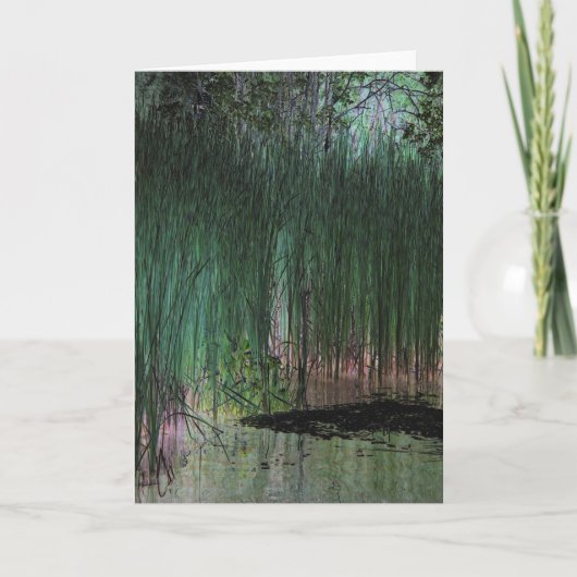 "Reeds" — Digitaal getransformeerd Marsh & Pond Ed Kaart (Voorkant)