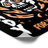 Reeds gekleed voor je begrafenis Halloween Poster (Hoek)