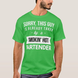 Reeds ingenomen door een rookverhitte Bartender T-shirt