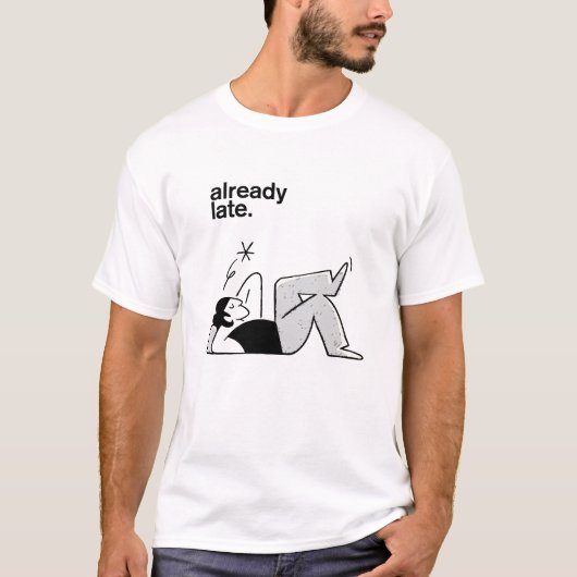 Reeds laat t-shirt (Voorkant)