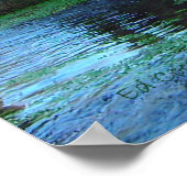 Reeds Spring Mill in januari Poster (Hoek)