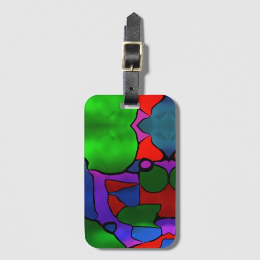 Reeds verven bagagelabel (Voorkant (verticaal))